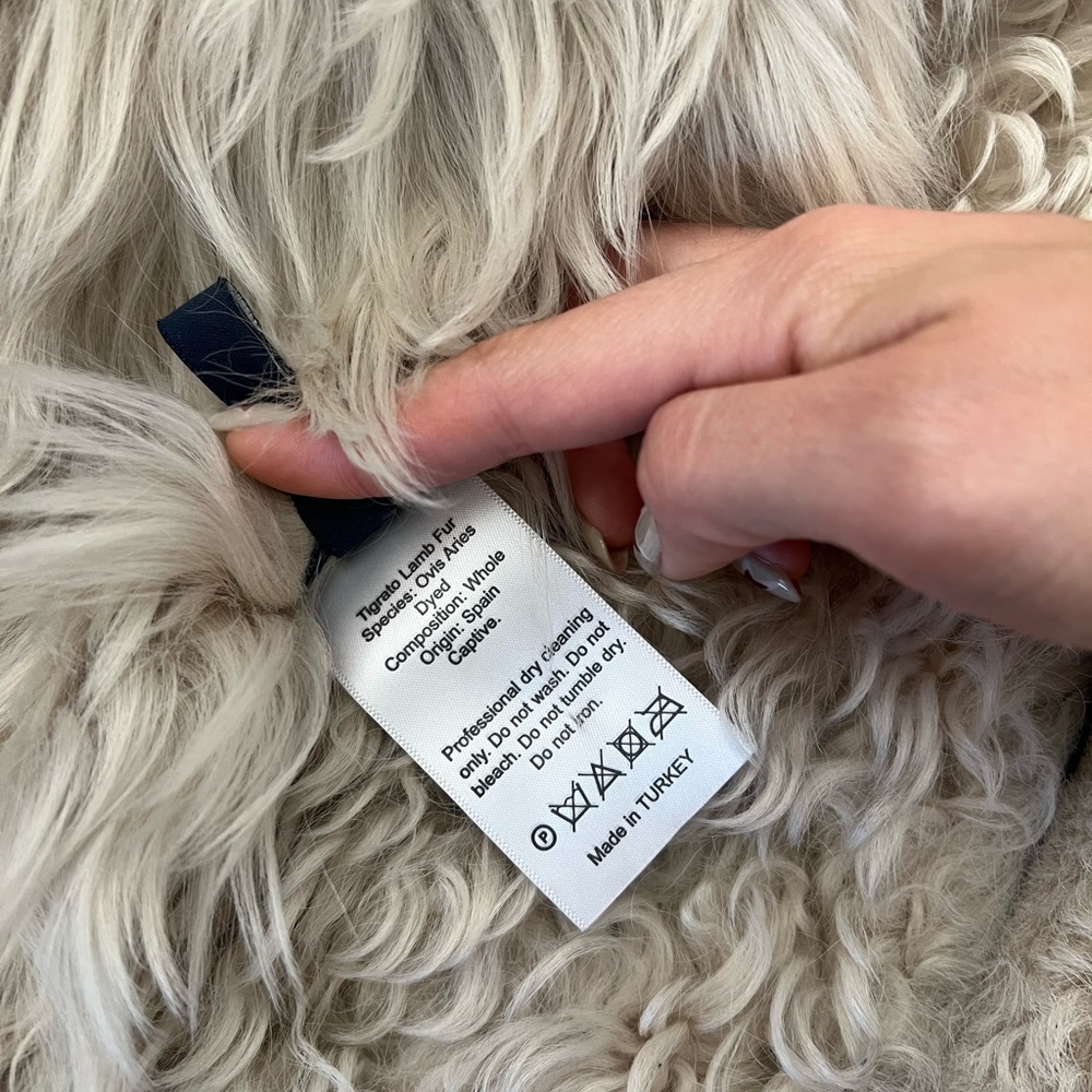 Zeynep Arcay Leather Jacket - Lamb Fur - Picture 7 of 9